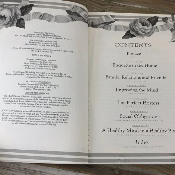 Hyacinth Bucket Humor Books Set of 2 Book of Etiquette & Hectic Social Calendar - Picture 6 of 11